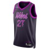 Maillot Basket Homme Minnesota Timberwolves Rudy Gobert 2025-26 Nike City Edition Noir Swingman